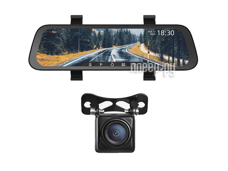 Автомобильный видеорегистратор 70mai Rearview Dash Cam Wide Midrive D07 + Reversing Night Cam Midrive RC05