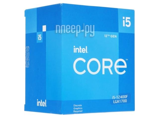BOX CPU Socket-1700 Intel Core i5-12400F (BX8071512400F) (2.5GHz, 18MB)