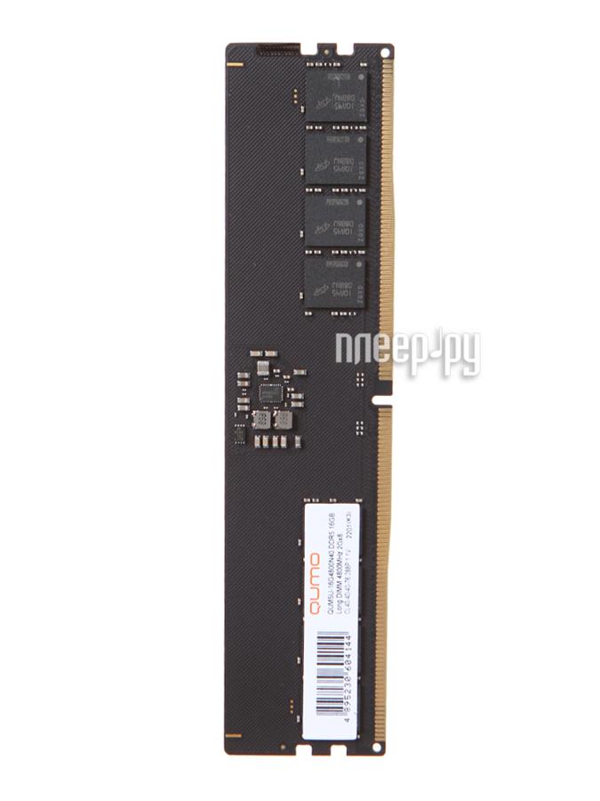 DDR5 16Gb (2x8Gb) 4800MHz Qumo (QUM5U-16G4800N40) CL40