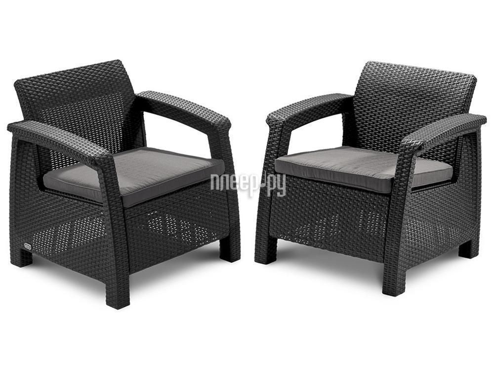 Набор мебели Keter Corfu Duo Set Graphite 17197993
