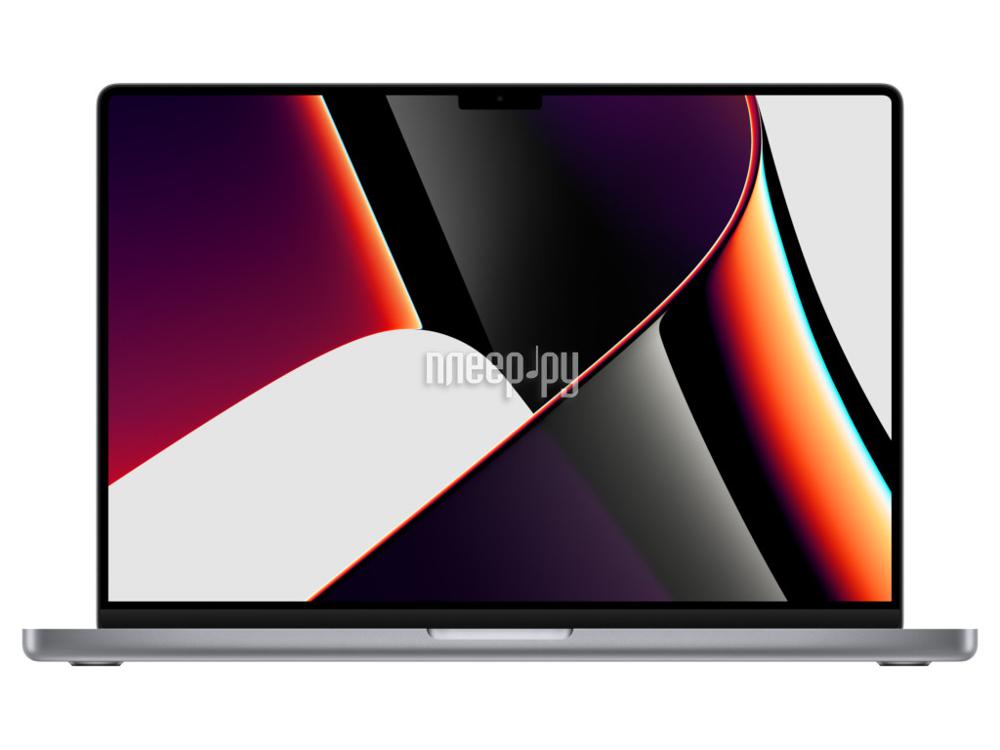 Ноутбук Apple MacBook Pro 16 (2021) (Apple M1 Max with 10-core CPU and 32-core GPU/32768Mb/1Tb SSD/Wi-Fi/Bluetooth/Cam/16.2/3456x2234/macOS Space Grey) MK1A3