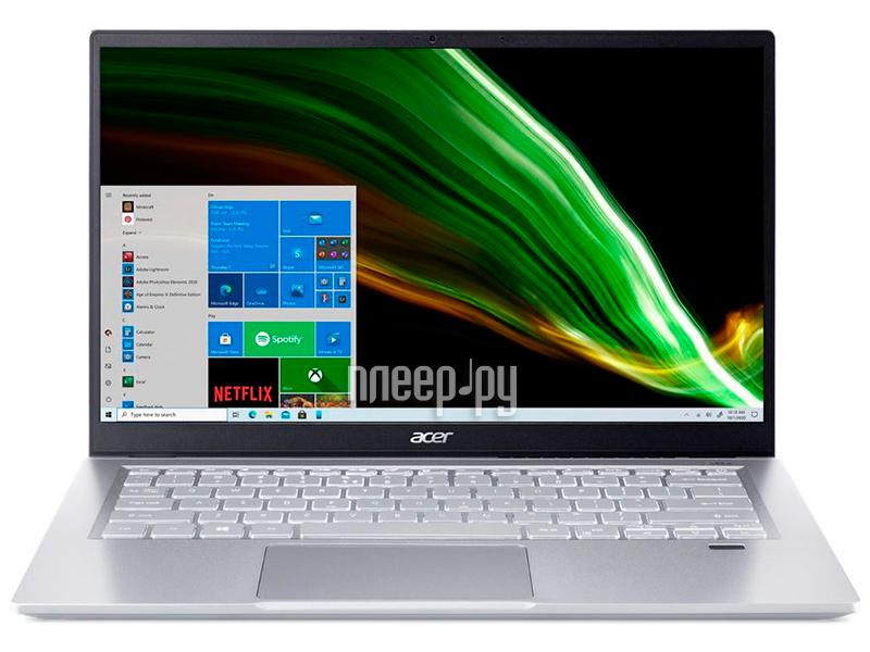 Ноутбук Acer Swift 3 SF316-51-50PB 16.1" IPS Intel Core i5 11300H 3.1ГГц 8ГБ 256ГБ SSD Intel Iris Xe graphics Eshell серый NX.ABDER.007