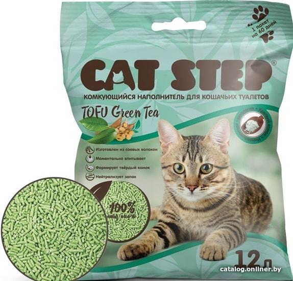Наполнитель для туалета Cat Step Tofu Green Tea 20333004 (12л)