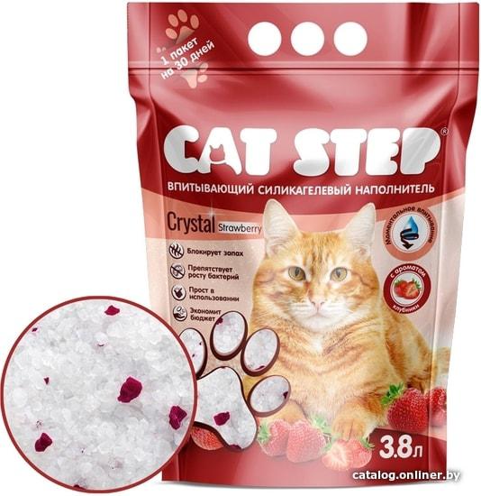 Наполнитель для туалета Cat Step Клубника 20363006 (3.8л)