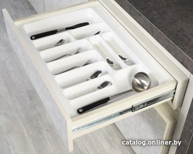 Лоток для столовых приборов Starax White S-2288-W
