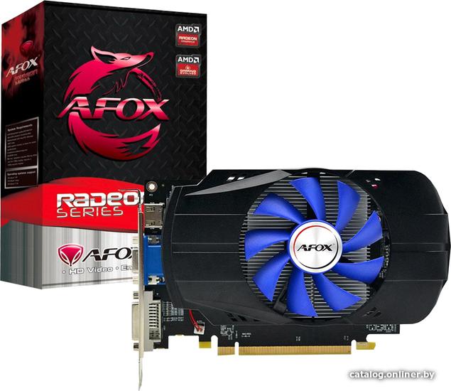 ATI Radeon Afox R7 350 Single Fan (AFR7350-2048D5H4-V3) 2GB GDDR5 (128bit, 800/3400MHz) VGA DVI HDMI RTL