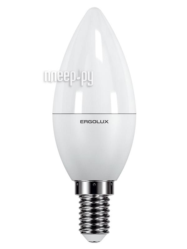 Лампа светодиодная Ergolux LED-C35-7W-E14-6K E14 7W 220V 6500K 680Lm 12874