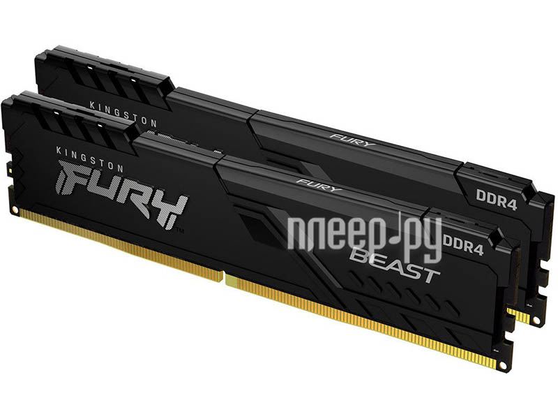 DDR4 32GB (2x16GB) PC4-21300 2666MHz Kingston Fury (KF426C16BB1K2/32) 288-pin CL16 