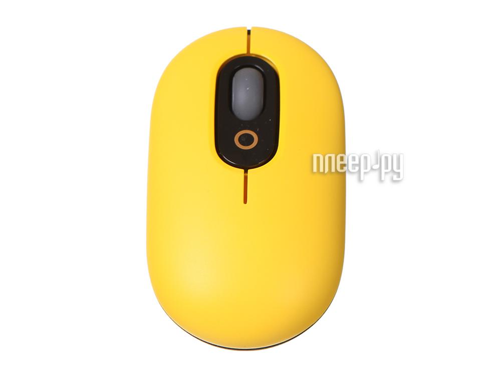 Mouse Wireless Logitech Pop Mouse Blast Yellow 910-006546