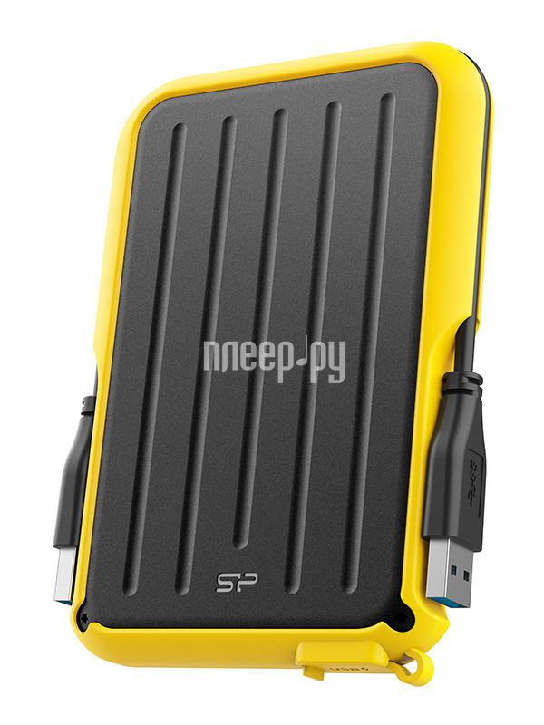 External HDD 2.5" USB3.0 Silicon Power 1TB Armor A66 (SP010TBPHD66SS3Y) Yellow-Black