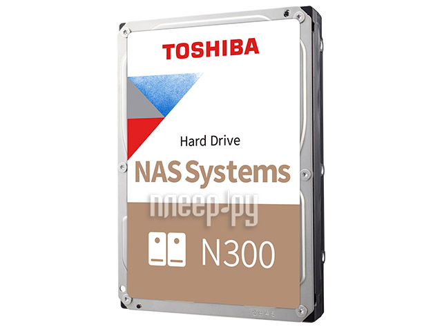 HDD 3.5" SATA-III Toshiba 4TB N300 NAS (HDWG440EZSTA) 7200RPM 256Mb 6Gb/s