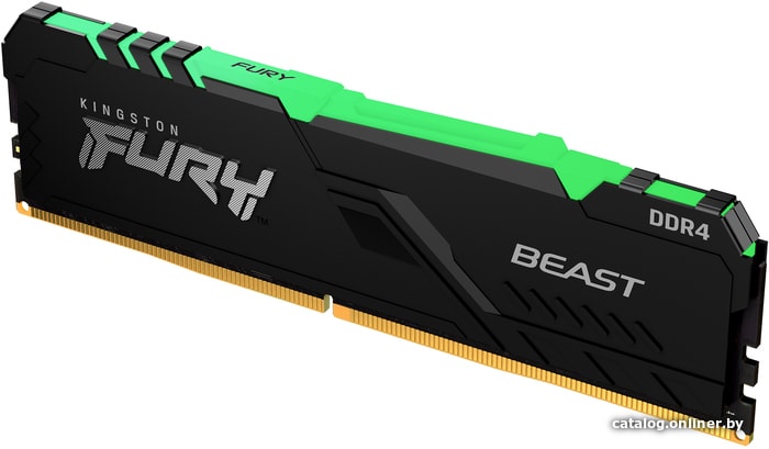 DDR4 16Gb (1x16Gb) PC-25600 3200Mhz Kingston FURY Beast RGB (KF432C16BBA/16) CL16T