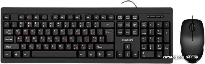 Клавиатура + мышь Sven KB-S320C Black