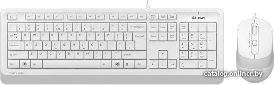 Клавиатура + мышь A4Tech Fstyler F1010 White-Grey
