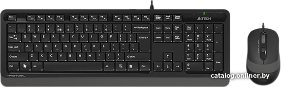 Клавиатура + мышь A4Tech Fstyler F1010 Black-Gray