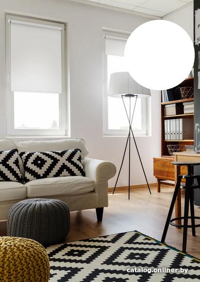 Штора рулонная Эскар Kauffort Blackout 115x160 белый 847101151601