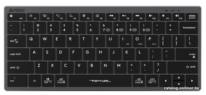 Клавиатура A4 Tech Fstyler FBX51C Gray