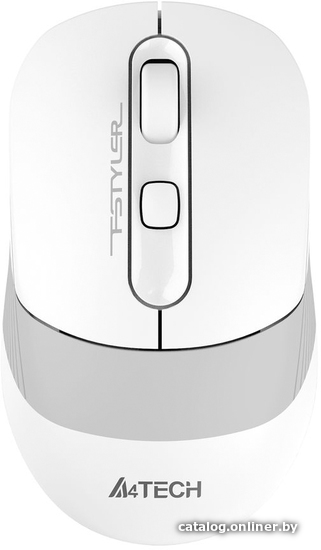 Mouse Wireless A4 Tech Fstyler FB10C Grayish White