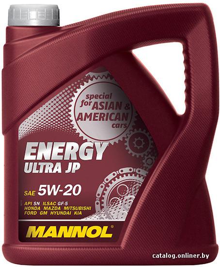 Моторное масло Mannol Energy Ultra JP 5W20 API SN 4л (MN7906-4)