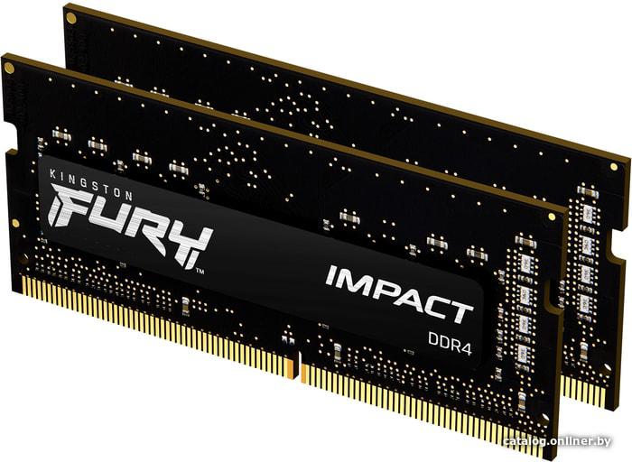 SO-DIMM DDR4 32GB (2x16GB) 3200Mhz Kingston Fury Impact (KF432S20IBK2/32)