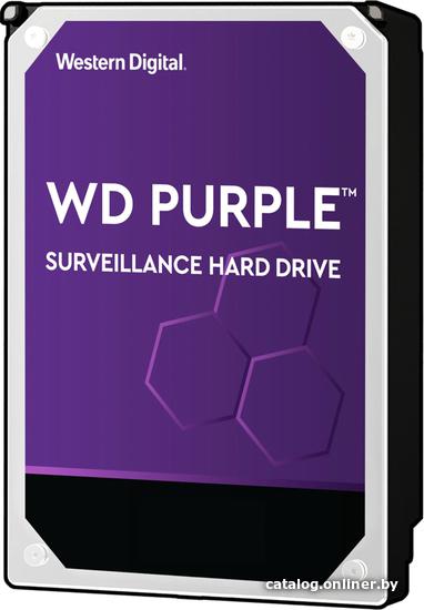 HDD 3.5" SATA-III WD 4TB Purple (WD42PURZ) 5400RPM 256Mb 6Gb/s