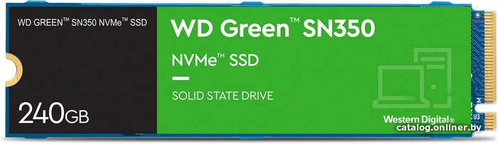 SSD M.2 WD 240Gb Green SN350 (WDS240G2G0C)