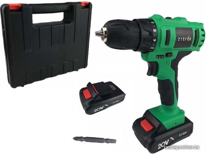 Дрель-шуруповерт Zitrek Greenpower 20-Li аккумуляторная 063-4076