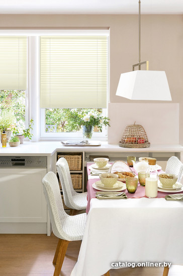 Штора-плиссе Эскар Crepe 57x170 светло-бежевый 140402057