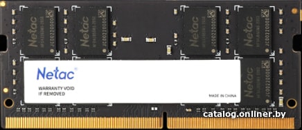 SO-DIMM DDR4 8Gb PC-25600 3200Mhz Netac (NTBSD4N32SP-08)