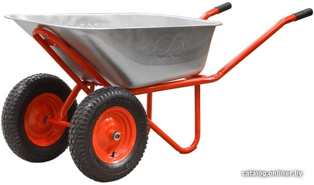Тачка строительная ECO WB351-2 (130л, 350кг, 2 пневмоколеса 4.00-8)