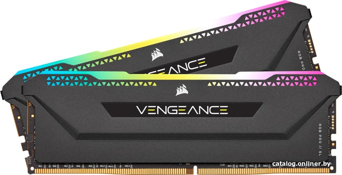 DDR4 16GB KITof2 PC4-28800 3600MHz Corsair Vengeance RGB PRO SL (CMH16GX4M2D3600C18) CL18