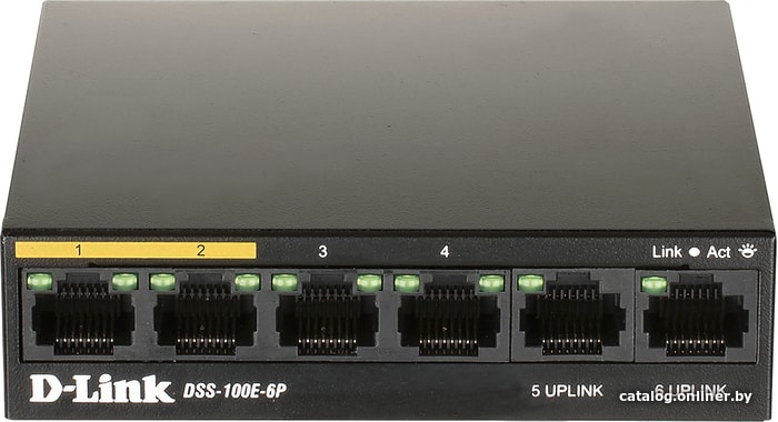 Switch D-Link DSS-100E-6P/A1A