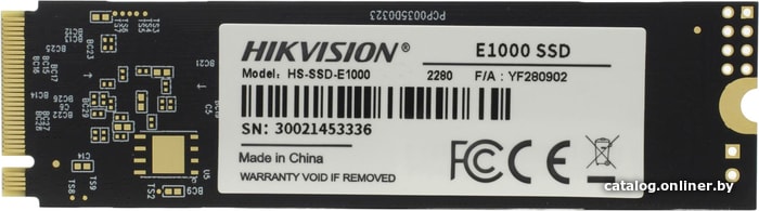 SSD M.2 Hikvision 512Gb E1000 (HS-SSD-E1000/512G) OEM