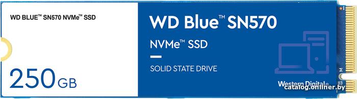 SSD M.2 WD 250GB SN570 Blue (WDS250G3B0C)