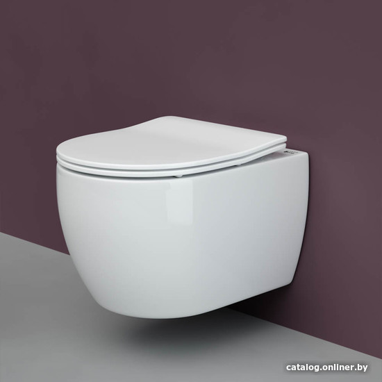 Унитаз подвесной Ceramica Nova Rimless CN3001 (с сидением и крышкой дюропласт)