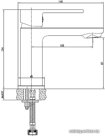Смеситель Cersanit Smart 63047