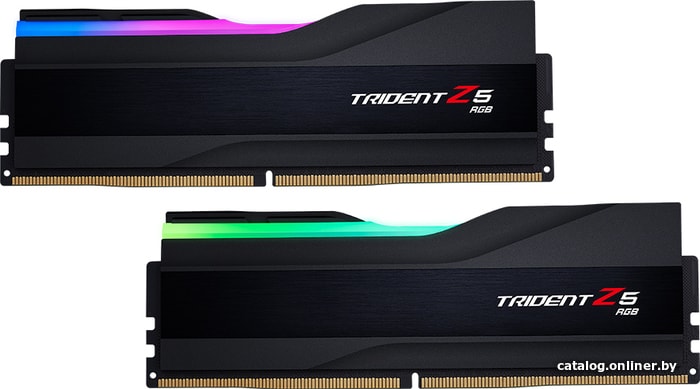 DDR5 32GB (2x16GB) 6400MHz G.Skill Trident Z5 RGB (F5-6400J3239G16GX2-TZ5RK) Black CL32 (32-39-39-102) 1.4V