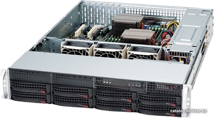 Уцен. Корпус SuperMicro CSE-825TQC-R802LPB (Bad Pack)