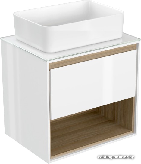 Тумба под умывальник Cersanit Louna 60 SZ-LOU60-BL/WH