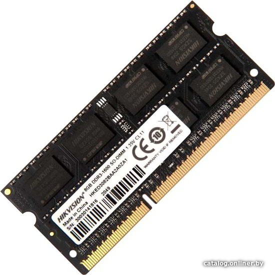 SO-DIMM DDR III 8GB 1600Mhz PC12800 HikVision (HKED3082BAA2A0ZA1/8G) CL11