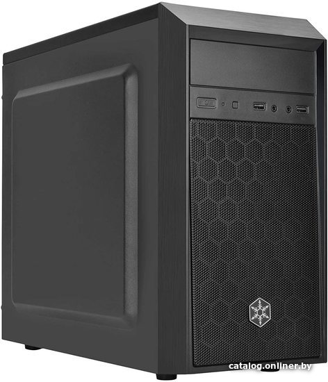 Корпус mATX Без БП SilverStone Precision Mini Tower Black (SST-PS16B)