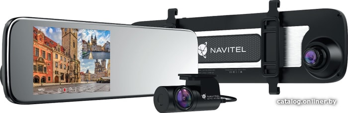 Автомобильный видеорегистратор Navitel MR450 GPS черный 1080x1920 1080p GPS MSTAR AIT8339