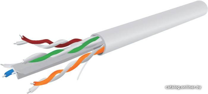 Кабель сетевой UTP Gembird (UPC-6004SE-SOL/100) 100м cat6 сплав
