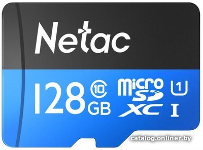 MicroSDXC 128GB Netac Class 10 UHS-I U1 P500 Standard (NT02P500STN-128G-S)