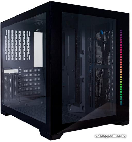 Корпус ATX Без БП 1STPLAYER STEAM PUNK SP7 Black TG ARGB (SP7-BK)