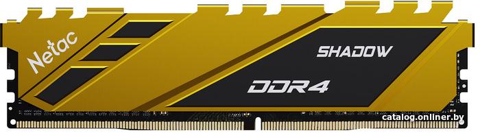 DDR4 16Gb (1x16Gb) PC4-25600 3200MHz Netac Shadow (NTSDD4P32SP-16Y) CL16 1.35V RTL