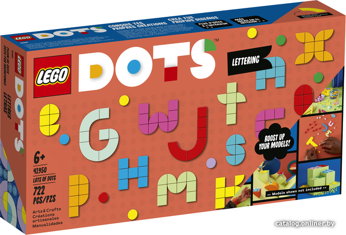 Конструктор Lego Dots Большой набор тайлов: буквы 41950