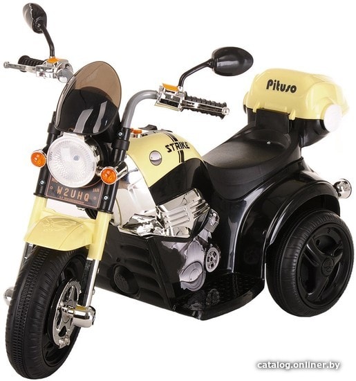 Детский мотоцикл Pituso MD-1188 (черно-бежевый)