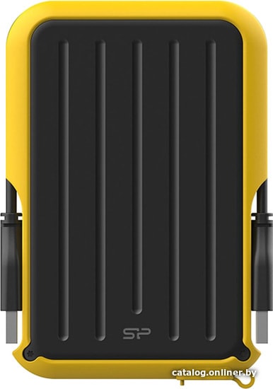 External HDD 2.5" USB3.2 Silicon Power 4TB Armor A66 (SP040TBPHD66LS3Y) Yellow