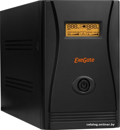 Источник бесперебойного питания ExeGate EP285500RUS SpecialPro Smart LLB-1500.LCD.AVR.C13.RJ.USB